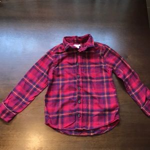 Cat & Jack Flannel Button Down Shirt